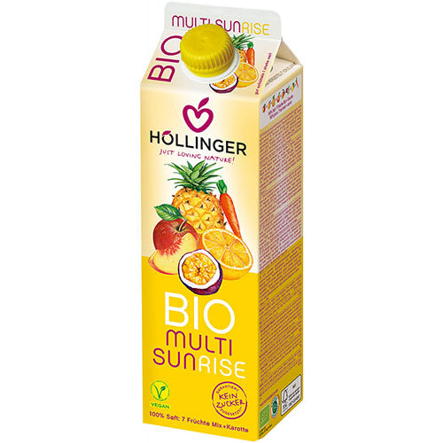 ΧΥΜΟΣ ΚΟΚΤΕΪΛ ΤΡΟΠΙΚΩΝ ΦΡΟΥΤΩΝ SUNRISE Χ/Ζ 1LT BIO HOLLINGER