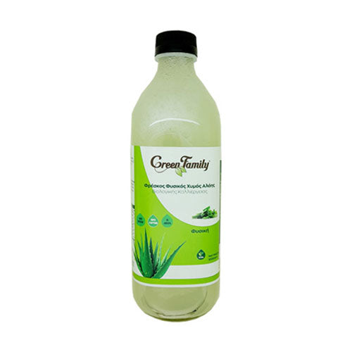 ΧΥΜΟΣ ΦΡΕΣΚΙΑΣ ΑΛΟΗΣ ΧΩΡΙΣ ΑΛΟΪΝΗ GREEN FAMILY 500ML