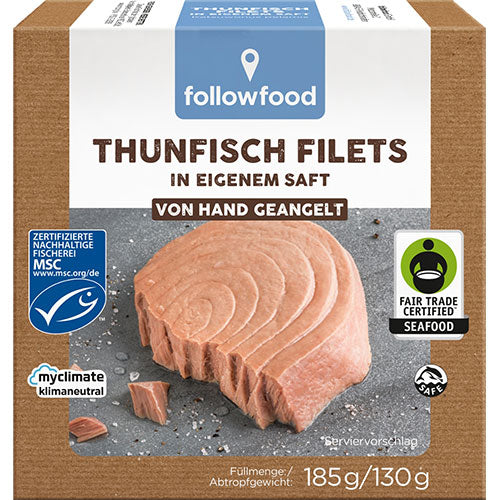 ΦΙΛΕΤΟ ΤΟΝΟΥ ΣΕ ΝΕΡΟ FAIR TRADE FOLLOWFOOD 185ΓΡ