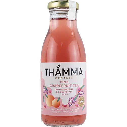 ΒΙΟΛΟΓΙΚΟ ICE TEA ΤΣΑΪ ΡΟΖ ΓΚΡΕΪΠΦΡΟΥΤ ΜΕ ΛΟΥΪΖΑ THAMMA ΒΙΟ 300ML