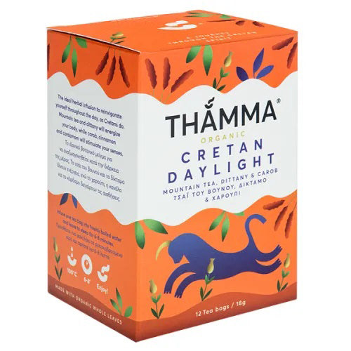 ΒΙΟΛΟΓΙΚΟ ΤΣΑΪ CRETAN DAYLIGHT ΦΑΚΕΛΑΚΙΑ 12×1.5g THAMMA ΒΙΟ