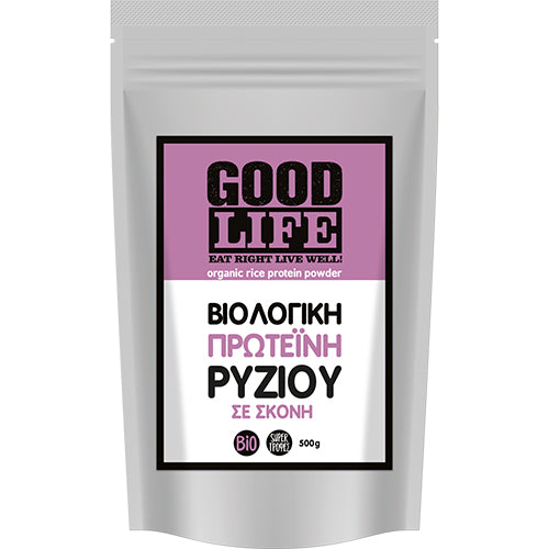 ΒΙΟΛΟΓΙΚΗ ΠΡΩΤΕΪΝΗ ΡΥΖΙΟΥ 500ΓΡ ΒΙΟ GOOD LIFE